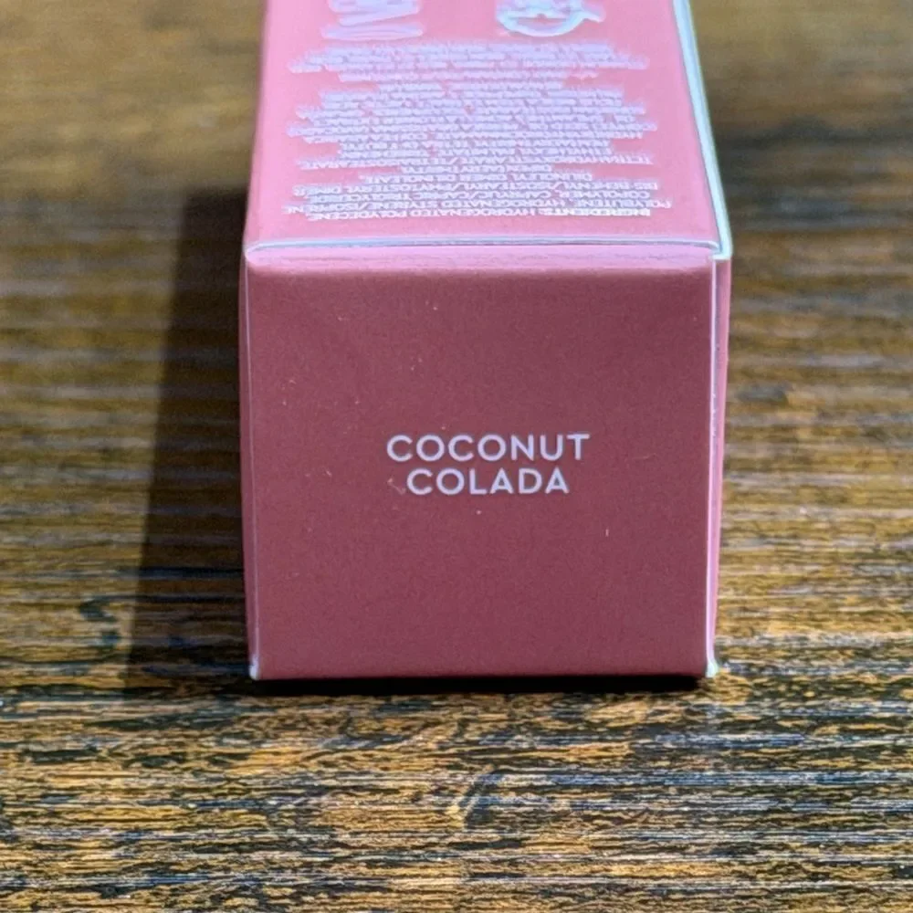 Florence by Mills Stay Plush Lip Oil in Coconut Colada. NEW in box.